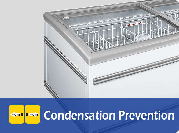 Condensation Prevention | NW-WD2100 store island freezer